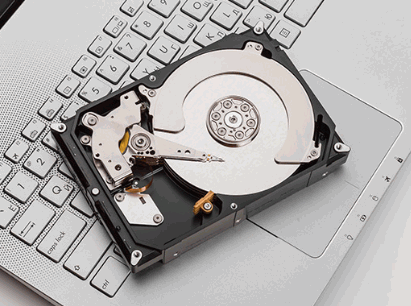 Data stored on hard drives